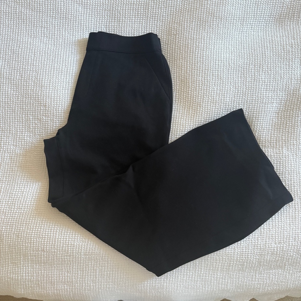 Spanx Black Wide-Leg Pants